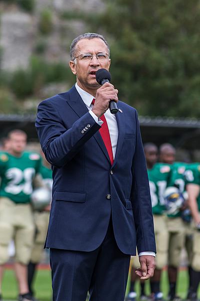 Freedom and Sport - 70th anniversary of the American football match played by the U.S. Army, Český Krumlov, Saturday 26th September 2015