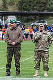 Svoboda a sport - 70. výročí utkání americké armády v americkém fotbale, Český Krumlov sobota 26. září 2015, foto: Lubor Mrázek