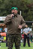 Freiheit und Sport - 70. Jubiläum des Matches der amerikanischen Armee im amerikanischen Fußball, Český Krumlov, Samstag 26. September 2015, Foto: Lubor Mrázek