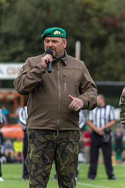 Freedom and Sport - 70th anniversary of the American football match played by the U.S. Army, Český Krumlov, Saturday 26th September 2015