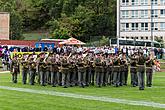 Svoboda a sport - 70. výročí utkání americké armády v americkém fotbale, Český Krumlov sobota 26. září 2015, foto: Lubor Mrázek