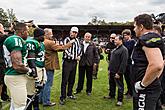 Freiheit und Sport - 70. Jubiläum des Matches der amerikanischen Armee im amerikanischen Fußball, Český Krumlov, Samstag 26. September 2015, Foto: Lubor Mrázek