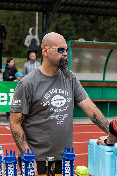 Freiheit und Sport - 70. Jubiläum des Matches der amerikanischen Armee im amerikanischen Fußball, Český Krumlov, Samstag 26. September 2015