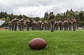 Freiheit und Sport - 70. Jubiläum des Matches der amerikanischen Armee im amerikanischen Fußball, Český Krumlov, Samstag 26. September 2015, Foto: Lubor Mrázek