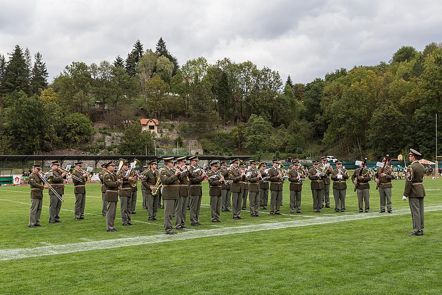 Freedom and Sport - 70th anniversary of the American football match played by the U.S. Army, Český Krumlov, Saturday 26th September 2015