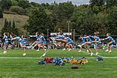 Freiheit und Sport - 70. Jubiläum des Matches der amerikanischen Armee im amerikanischen Fußball, Český Krumlov, Samstag 26. September 2015, Foto: Lubor Mrázek