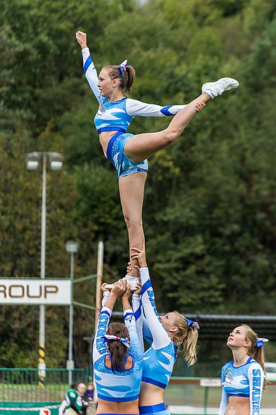 Freiheit und Sport - 70. Jubiläum des Matches der amerikanischen Armee im amerikanischen Fußball, Český Krumlov, Samstag 26. September 2015