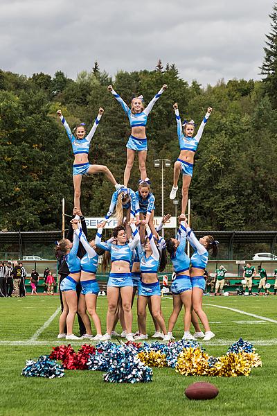 Freiheit und Sport - 70. Jubiläum des Matches der amerikanischen Armee im amerikanischen Fußball, Český Krumlov, Samstag 26. September 2015