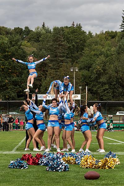 Freiheit und Sport - 70. Jubiläum des Matches der amerikanischen Armee im amerikanischen Fußball, Český Krumlov, Samstag 26. September 2015