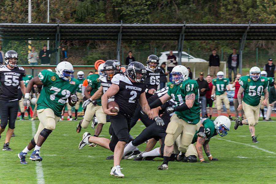 Svoboda a sport - 70. výročí utkání americké armády v americkém fotbale, Český Krumlov sobota 26. září 2015