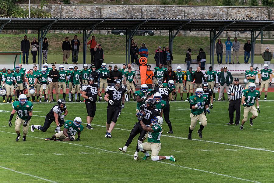 Freedom and Sport - 70th anniversary of the American football match played by the U.S. Army, Český Krumlov, Saturday 26th September 2015