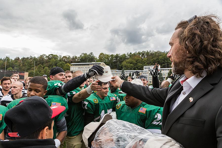 Freedom and Sport - 70th anniversary of the American football match played by the U.S. Army, Český Krumlov, Saturday 26th September 2015