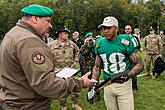 Freedom and Sport - 70th anniversary of the American football match played by the U.S. Army, Český Krumlov, Saturday 26th September 2015, photo by: Lubor Mrázek