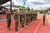 Svoboda a sport - 70. výročí utkání americké armády v americkém fotbale, Český Krumlov neděle 27. září 2015, foto: Lubor Mrázek