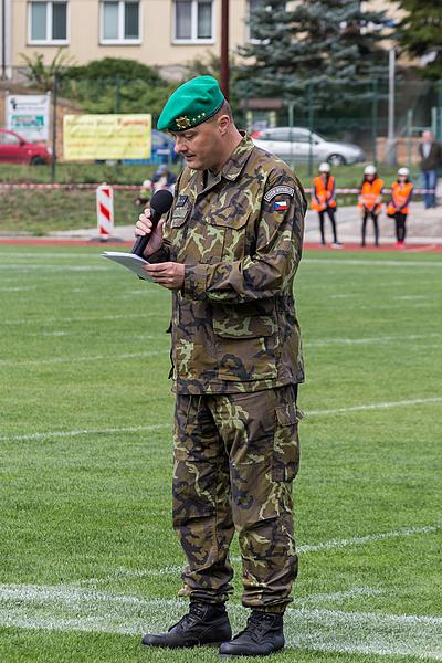 Freiheit und Sport - 70. Jubiläum des Matches der amerikanischen Armee im amerikanischen Fußball, Český Krumlov, Samstag Sonntag 27. September 2015