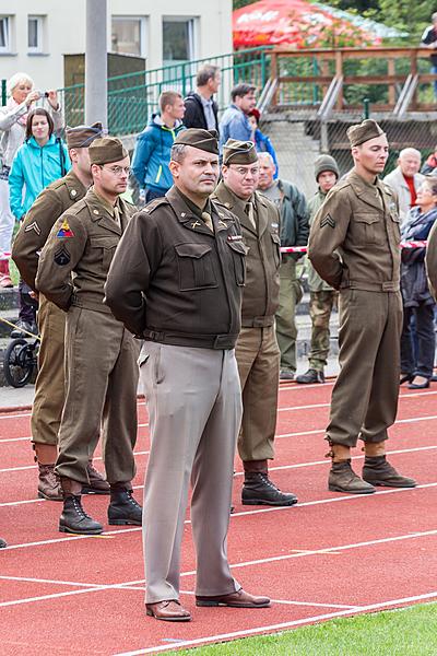 Freedom and Sport - 70th anniversary of the American football match played by the U.S. Army, Český Krumlov, Saturday Sunday 27th September 2015