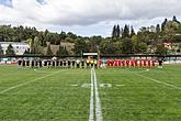 Svoboda a sport - 70. výročí utkání americké armády v americkém fotbale, Český Krumlov neděle 27. září 2015, foto: Lubor Mrázek