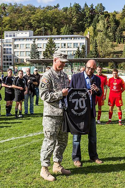 Freedom and Sport - 70th anniversary of the American football match played by the U.S. Army, Český Krumlov, Saturday Sunday 27th September 2015