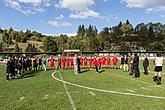 Svoboda a sport - 70. výročí utkání americké armády v americkém fotbale, Český Krumlov neděle 27. září 2015, foto: Lubor Mrázek