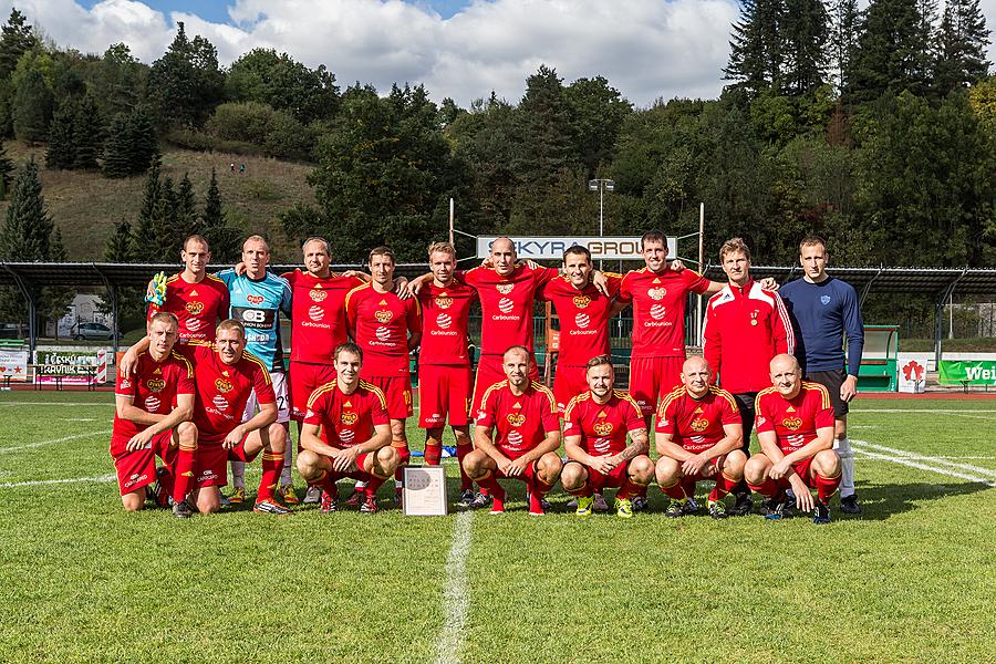 Svoboda a sport - 70. výročí utkání americké armády v americkém fotbale, Český Krumlov neděle 27. září 2015