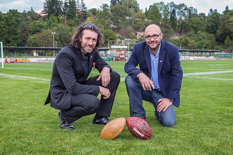 Freedom and Sport - 70th anniversary of the American football match played by the U.S. Army, Český Krumlov, Saturday Sunday 27th September 2015