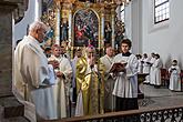 Slavnostní znovuvysvěcení klášterního kostela v Českém Krumlově 8. listopadu 2015, foto: Lubor Mrázek