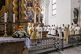 Slavnostní znovuvysvěcení klášterního kostela v Českém Krumlově 8. listopadu 2015, foto: Lubor Mrázek