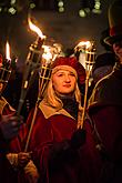 Světlo sv. Barbory 4.12.2015, Advent a Vánoce 2015 v Českém Krumlově, foto: Lubor Mrázek