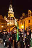 Světlo sv. Barbory 4.12.2015, Advent a Vánoce 2015 v Českém Krumlově, foto: Lubor Mrázek