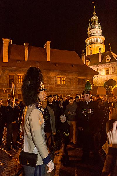 Licht der hl. Barbara 4.12.2015, Advent und Weihnachten 2015 in Český Krumlov