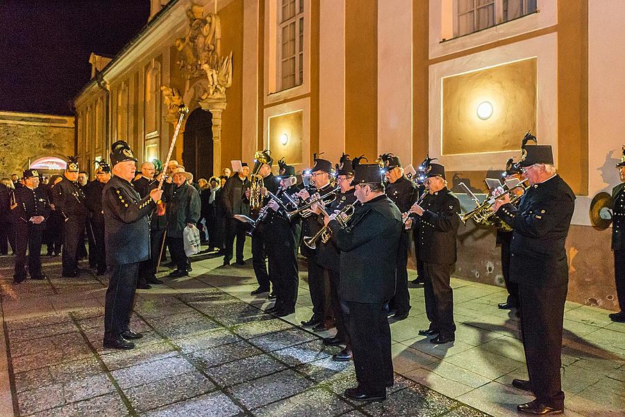 Světlo sv. Barbory 4.12.2015, Advent a Vánoce 2015 v Českém Krumlově