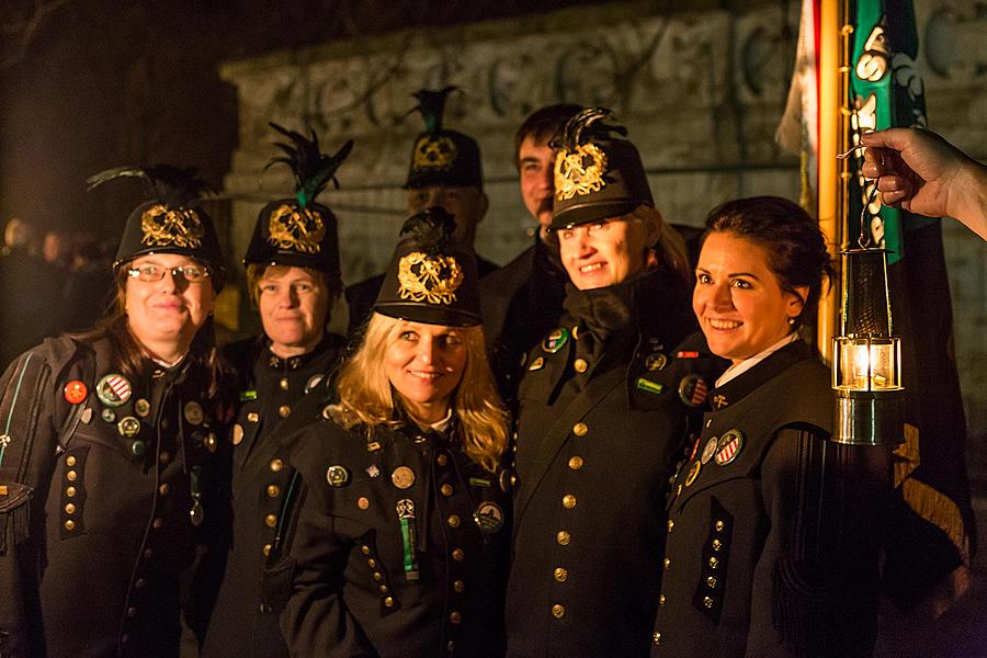 The Light of st. Barbara 4.12.2015, Advent and Christmas 2015 in Český Krumlov