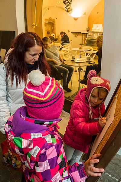 Nikolausbescherung 5.12.2015, Advent und Weihnachten in Český Krumlov