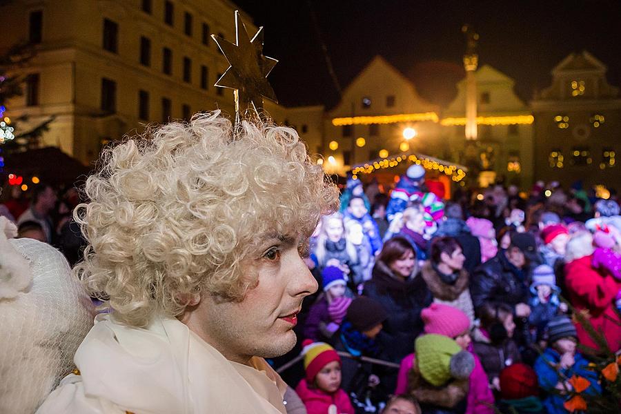 Mikulášská nadílka 5.12.2015, Advent a Vánoce v Českém Krumlově