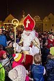 Mikulášská nadílka 5.12.2015, Advent a Vánoce v Českém Krumlově, foto: Lubor Mrázek