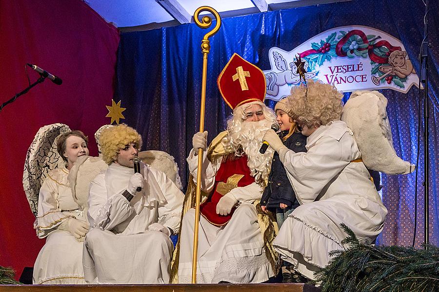 Nikolausbescherung 5.12.2015, Advent und Weihnachten in Český Krumlov