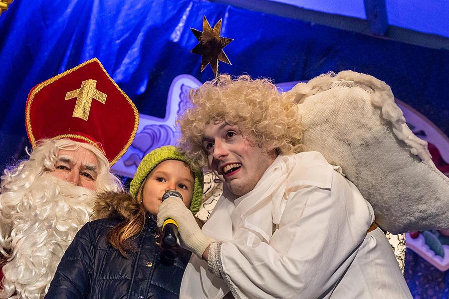 Nikolausbescherung 5.12.2015, Advent und Weihnachten in Český Krumlov