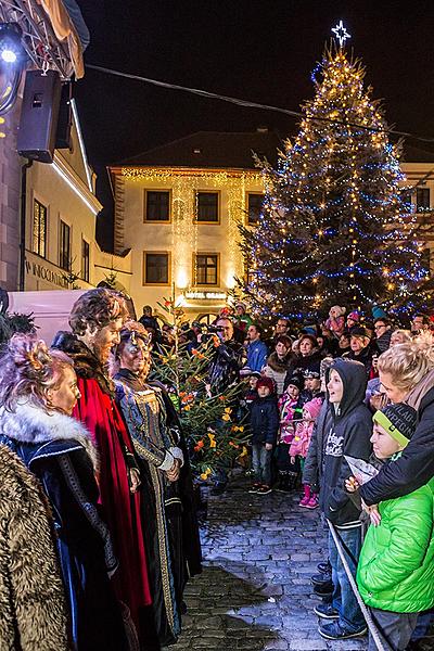 Nikolausbescherung 5.12.2015, Advent und Weihnachten in Český Krumlov