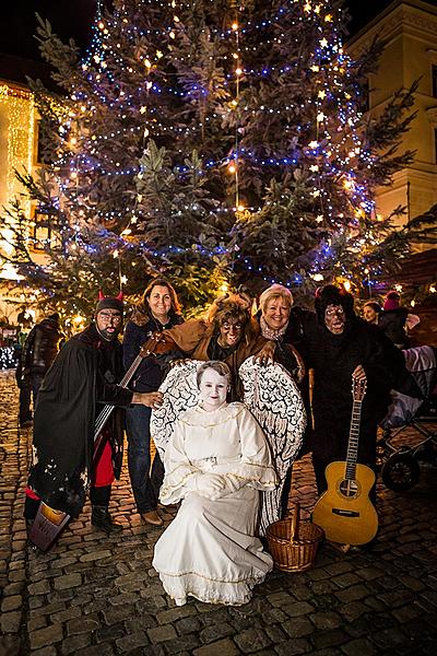 Mikulášská nadílka 5.12.2015, Advent a Vánoce v Českém Krumlově