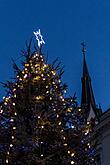 Jesuleins Postamt Zum Goldenen Engel und Ankunft der Weißen Frau 6.12.2015, Advent und Weihnachten in Český Krumlov, Foto: Lubor Mrázek