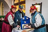 Jesuleins Postamt Zum Goldenen Engel und Ankunft der Weißen Frau 6.12.2015, Advent und Weihnachten in Český Krumlov, Foto: Lubor Mrázek