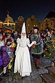 Ježíškův Poštovní úřad U Zlatého anděla a příjezd Bílé paní 6.12.2015, Advent a Vánoce v Českém Krumlově, foto: Lubor Mrázek