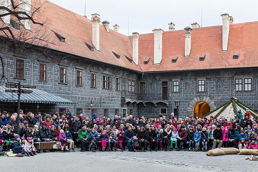 Lebende Krippe, 23.12.2015, Advent und Weihnachten in Český Krumlov