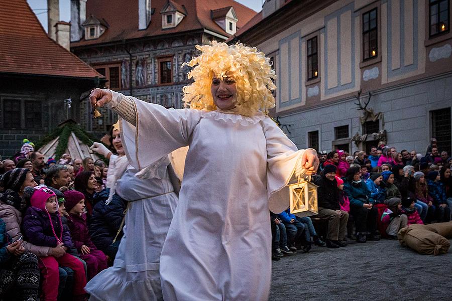 Lebende Krippe, 23.12.2015, Advent und Weihnachten in Český Krumlov