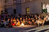 Lebende Krippe, 23.12.2015, Advent und Weihnachten in Český Krumlov, Foto: Lubor Mrázek