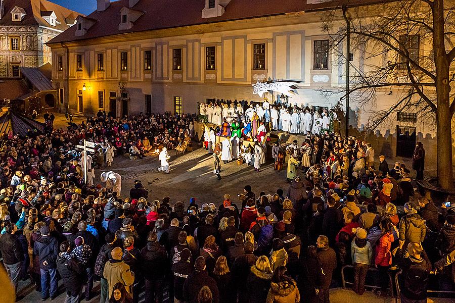Lebende Krippe, 23.12.2015, Advent und Weihnachten in Český Krumlov