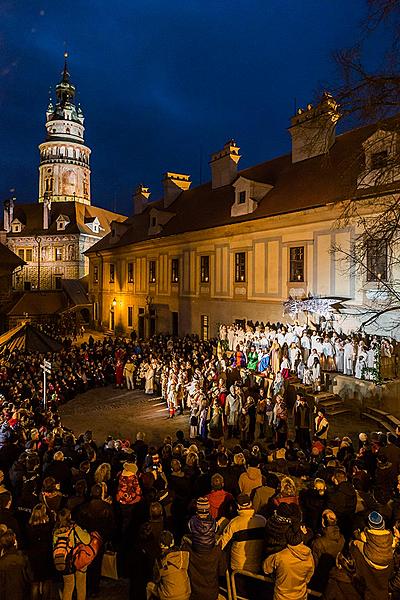 Lebende Krippe, 23.12.2015, Advent und Weihnachten in Český Krumlov