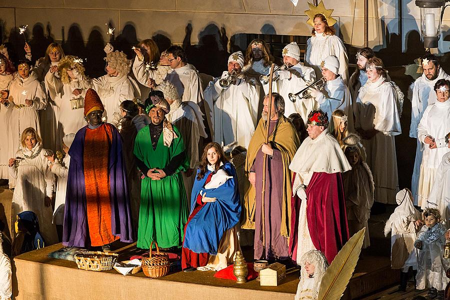 Live Nativity Scene, 23.12.2015, Advent and Christmas in Český Krumlov