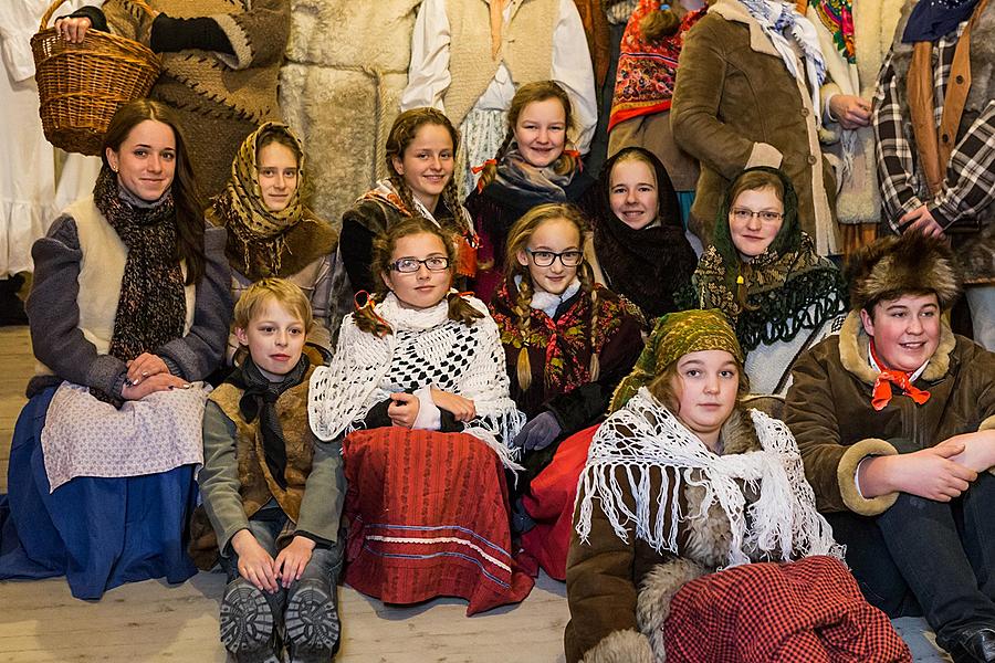 Lebende Krippe, 23.12.2015, Advent und Weihnachten in Český Krumlov