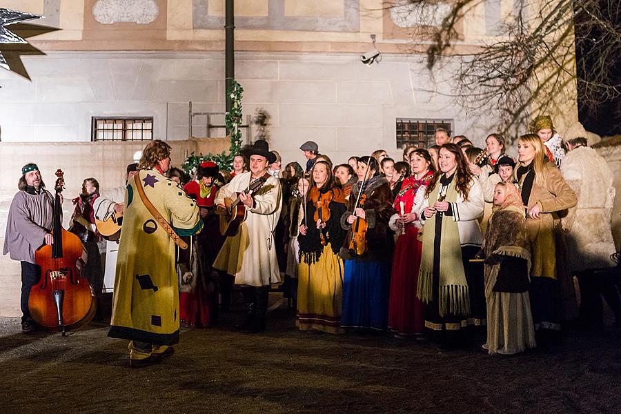 Lebende Krippe, 23.12.2015, Advent und Weihnachten in Český Krumlov